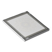 Gray Gold Mandala Notitieblok (Schuin)