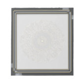 Gray Gold Mandala Notitieblok (Voorkant)