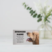 Gray Goldendole Dog Visitekaartje (Staand voorkant)