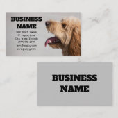 Gray Goldendole Dog Visitekaartje (Voorkant / Achterkant)