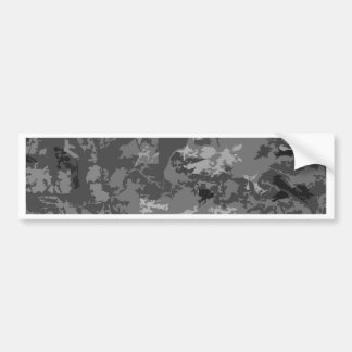 Gray Gray Camouflage Design Patroon Bumpersticker