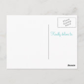 Gray Gray Chevron Hartelijk dank Briefkaart (Achterkant)