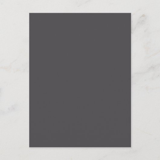 Gray Gray Solid Trend Color Background Briefkaart (Voorkant)