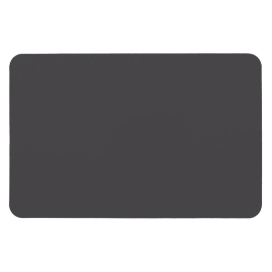 Gray Gray Solid Trend Color Background Magneet (Horizontaal)