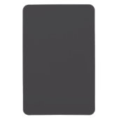 Gray Gray Solid Trend Color Background Magneet (Verticaal)