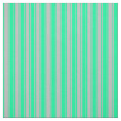 Gray & Green Lines Patroon Stof (Swatch)