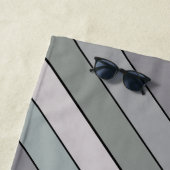 Gray Green With Black Stripes On Watercolor Paper Strandlaken (In situ)