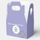 Gray / Grey Clover Ribbon Tmpl van Kenneth Yoncich Bedankdoosjes (Geopend)