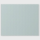 Gray Grey Mint Green Scales Japan Waves Maroccan Cadeaupapier (Vlak)