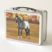 Gray Grulla Appaloosa Quarter Horse Stallion (Achterkant)