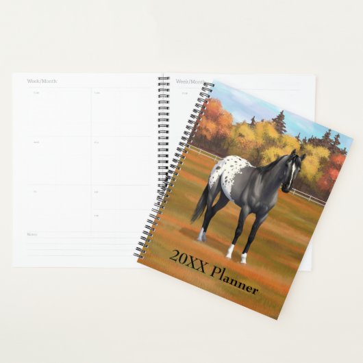 Gray Grulla Appaloosa Quarter Horse Stallion Planner (Display)