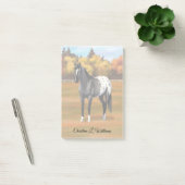 Gray Grulla Appaloosa Quarter Horse Stallion Post-it® Notes (Kantoor)