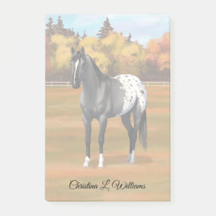 Gray Grulla Appaloosa Quarter Horse Stallion Post-it® Notes
