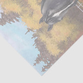 Gray Grulla Appaloosa Quarter Horse Stallion Tissuepapier (Detail)