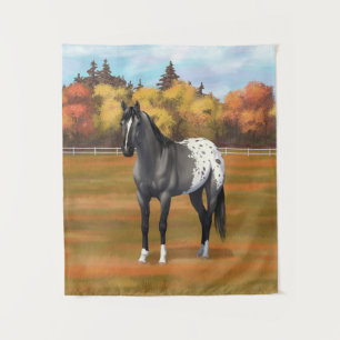 Gray Grulla Appaloosa Quarter Horse Stallion Wandkleed