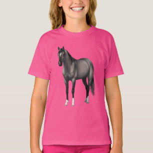 Gray Grulla Quarter Horse Stallion T-shirt