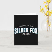 Gray Hair Don't Care G Headedness Men Fox  Kaart (Gele Bloem)