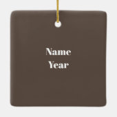 Gray Hair Older Male House Painter Ornament (Achterkant)