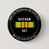 Gray Haire Vietnam Vet Button (Voorkant)