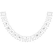 Gray Hand-Drawn Après Bébé Baby Shower Vlaggetjes (Alle)