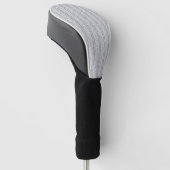 Gray Hand Drawn Chevron Pattern Golfheadcover (Schuin)