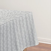 Gray Hand Drawn Chevron Pattern Tafelkleed (Voorbeeld)