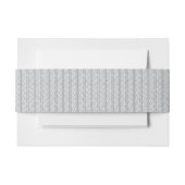 Gray Hand Drawn Chevron Pattern Uitnodigingen Wikkel (Voorkant Voorbeeld)