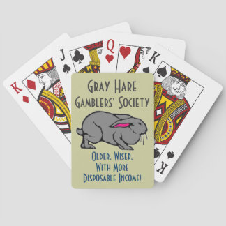 Gray Hare Gamblers Speelkaarten