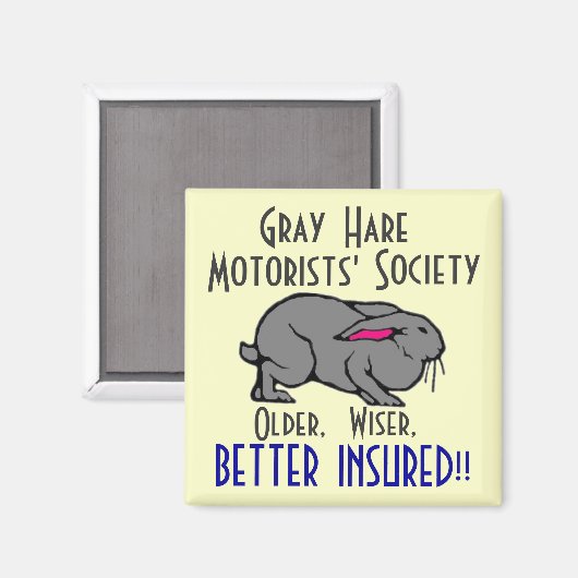 Gray Hare Motorists Society Magneet (Voorkant / Achterkant)