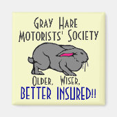 Gray Hare Motorists Society Magneet (Voorkant)