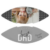 Gray Heart Beste vader Foto Vader Dag American Football (Panelen)