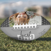 Gray Heart Beste vader Foto Vader Dag American Football