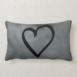 Gray Heart Kussen