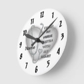 Gray Heart RN Geregistreerd zuster Ronde Klok (Hoek)