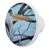 Gray Heron Keramische Knop (Rechts)