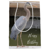 Gray Heron Medium Cadeauzakje (Voorkant)