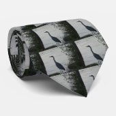 Gray Heron op Thames Stropdas (Opgerold)