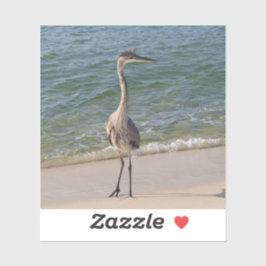 Gray Heron Sticker