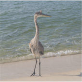 Gray Heron Sticker (Voorkant)