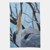 Gray Heron Theedoek (Verticaal)