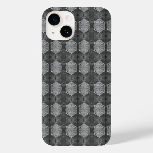 Gray Hexagon Case-Mate iPhone Case (Achterkant)