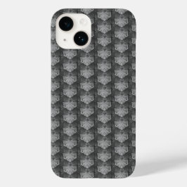 Gray Hexagon Var Case-Mate iPhone 14 Hoesje