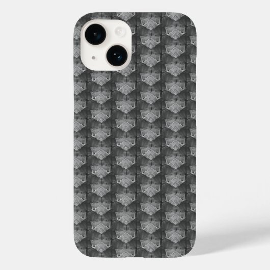 Gray Hexagon Var Case-Mate iPhone Case (Achterkant)