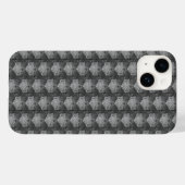 Gray Hexagon Var Case-Mate iPhone Case (Achterkant (horizontaal))