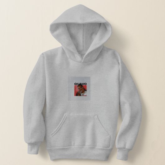 Gray Hoodie Quavo Huncho For Boys Kids  (Laagn)