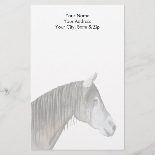 Gray Horse Briefpapier (Voorkant)