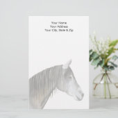 Gray Horse Briefpapier (Staand voorkant)