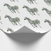 Gray Horse Cadeaupapier (Hoek)
