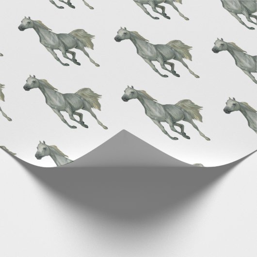 Gray Horse Cadeaupapier (Hoek)