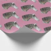 Gray Horse Cadeaupapier (Hoek)